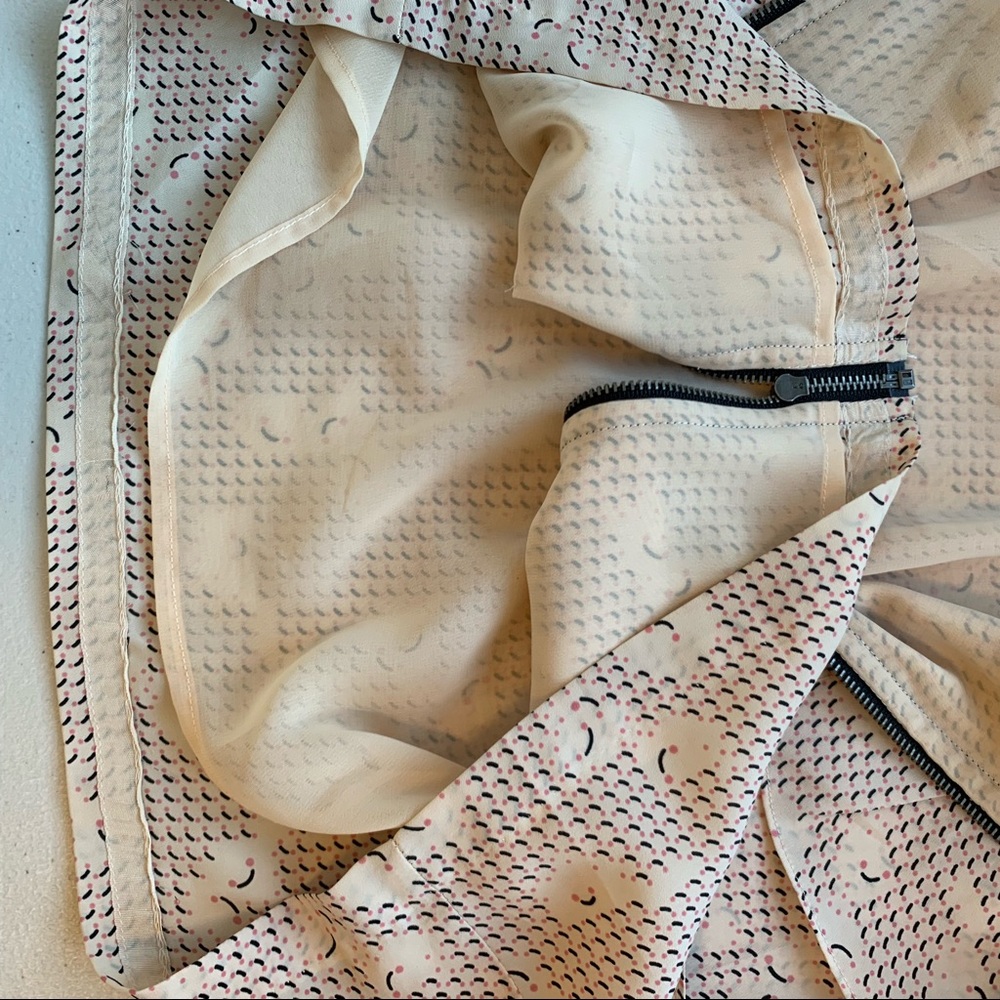 Bcbgeneration Zip-Up Front Ruffle Mini Skirt - image 6